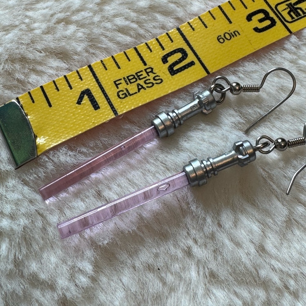Lego Lightsabre Earrings - Picture 5 of 6